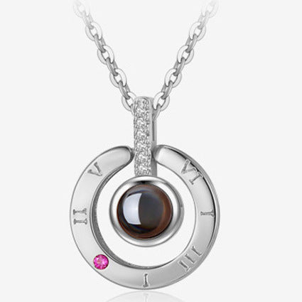 2023 Hot and Trending Valentine's Day Gifts Metal Rose Jewelry Gift Box Necklace For Wedding Girlfriend Necklace Gifts
