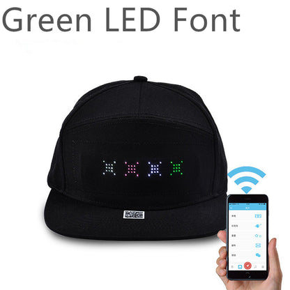 LED display luminous hat