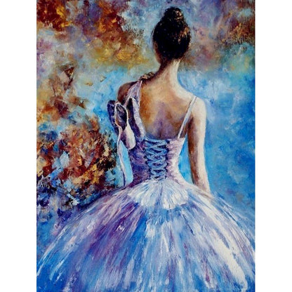 Frame Ballet Painting Press Digital Canvas Character Oil Painting