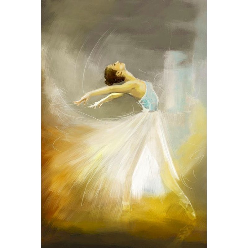 Frame Ballet Painting Press Digital Canvas Character Oil Painting