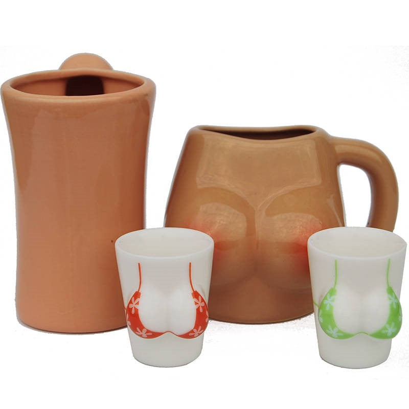 Home Creative Milk Couple Ceramic Mug