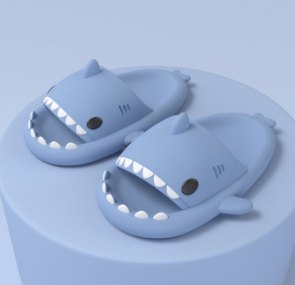 Indoor Outdoor Funny and Comfy Shark Cartoon Adult's Slippers