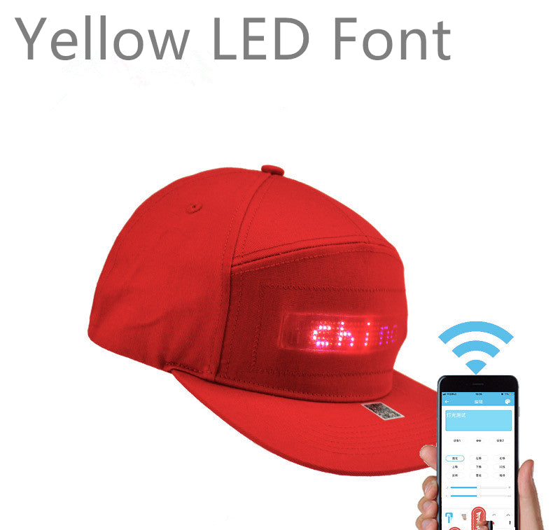 LED display luminous hat